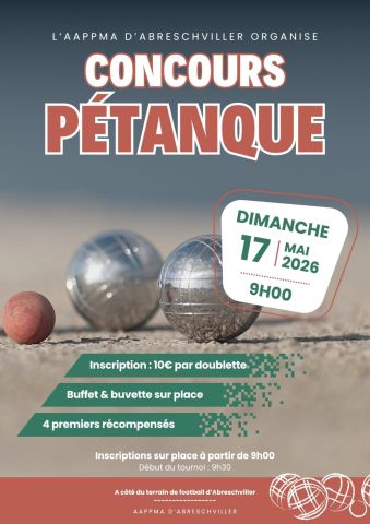 Concours de pétanque de AAPPMA