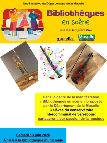 🎶 Animation à la bibliothèque municipale
