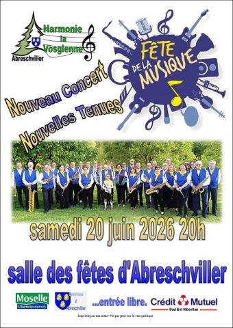 Fête de la Musique par l’Harmonie La Vosgienne